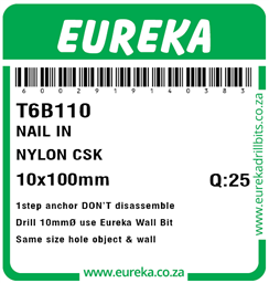 T6B110 - Nylon Countersunk -T6B110_Label_T